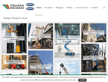 Tablet Screenshot of italianaelevazione.com